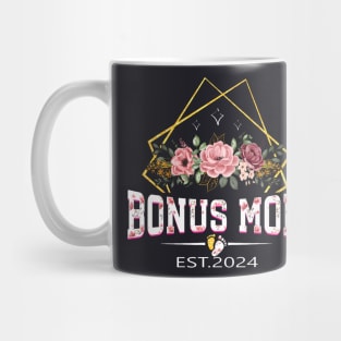 Bonus Mom Est 2024 Promoted To Bonus Mom Mug